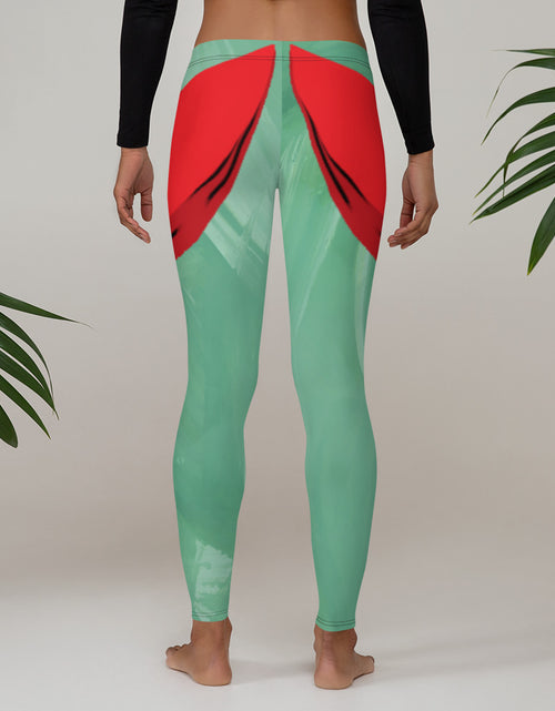Load image into Gallery viewer, Red Cat Eye Leggings
