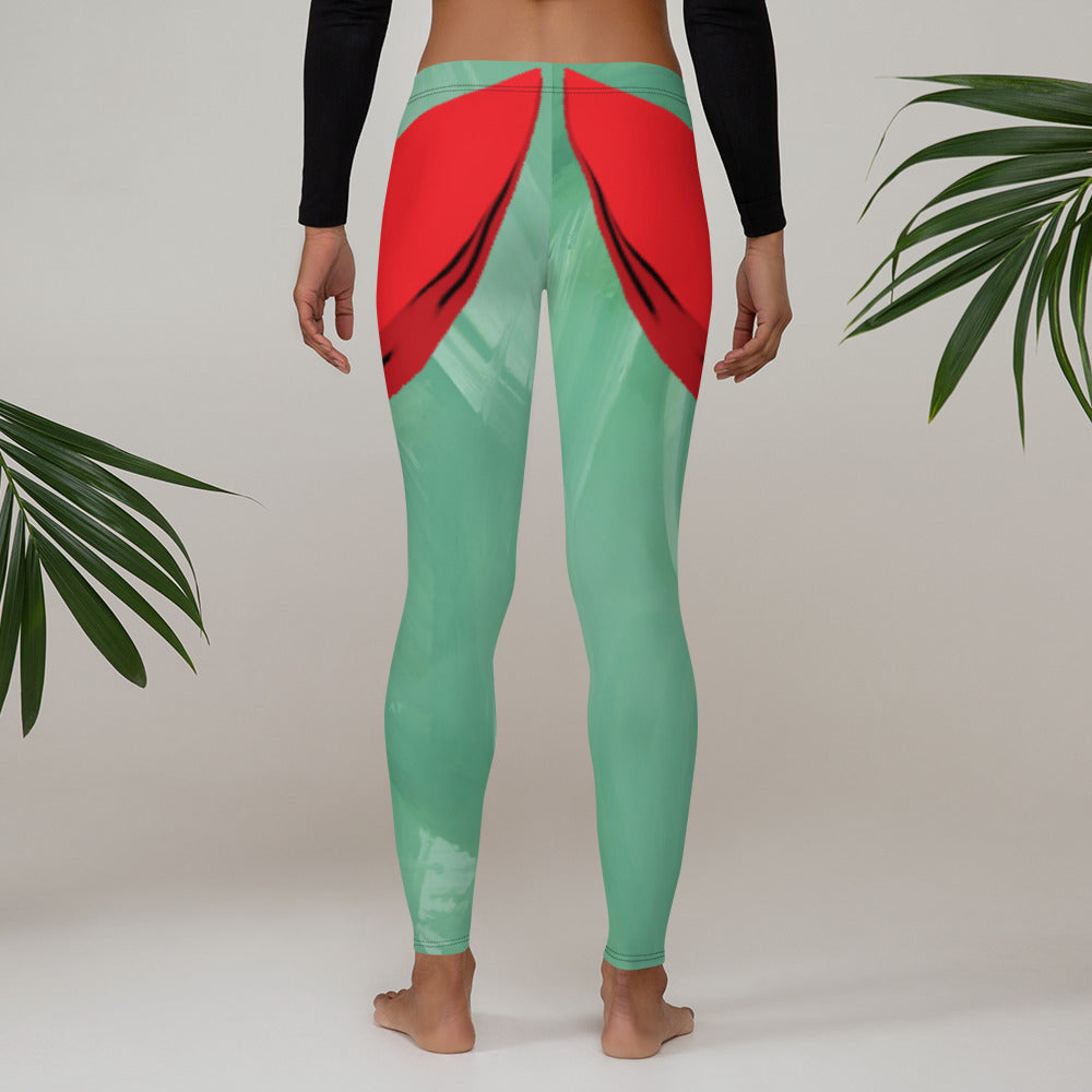 Red Cat Eye Leggings