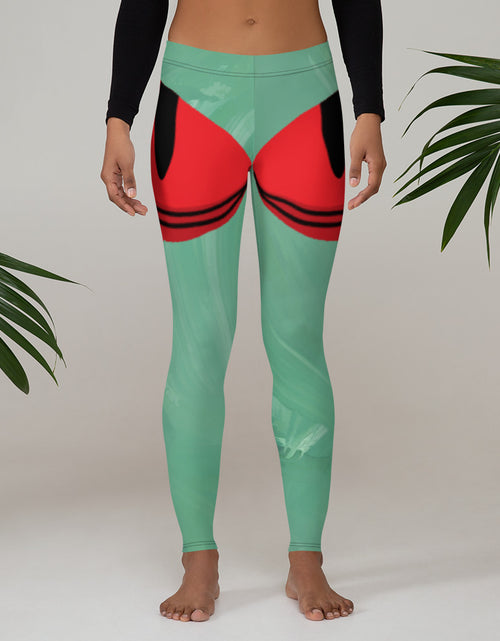 Load image into Gallery viewer, Red Cat Eye Leggings

