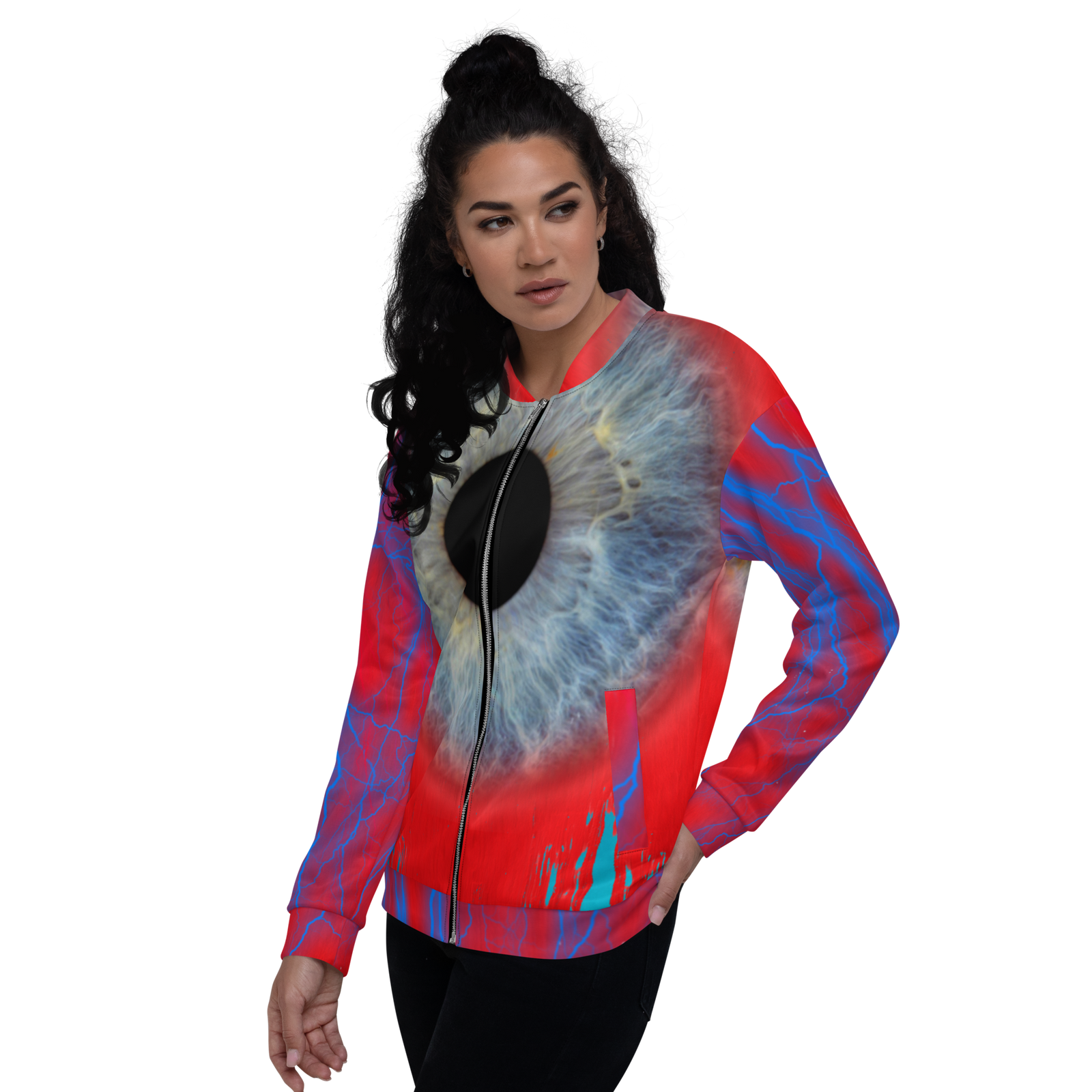 Eye Unisex Bomber Jacket