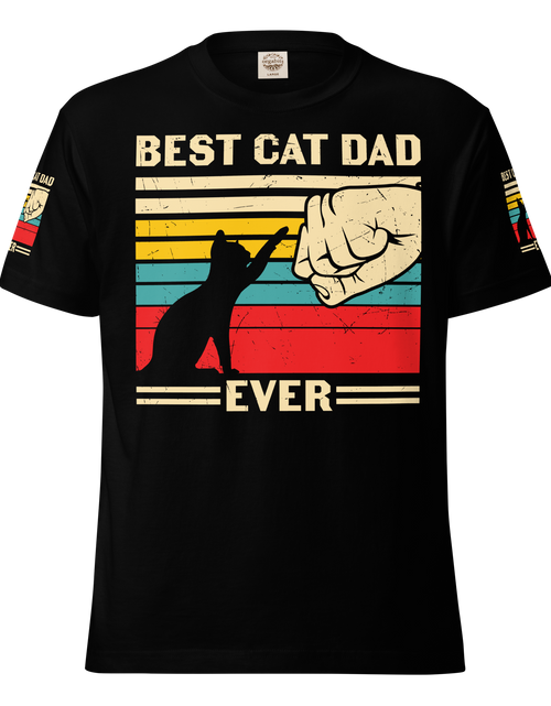 Load image into Gallery viewer, Best Cat Dad Ever - Cotton T-shirt
