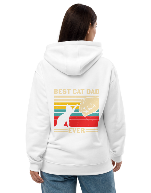 Load image into Gallery viewer, Best Cat Dad Ever - Premium Eco Hoodie
