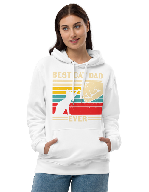 Load image into Gallery viewer, Best Cat Dad Ever - Premium Eco Hoodie
